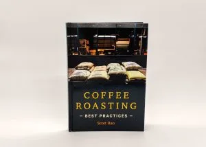 Coffee Roasting - Front Cover Pagina I a copertei cartii "Coffee Roasting - Best Practices"