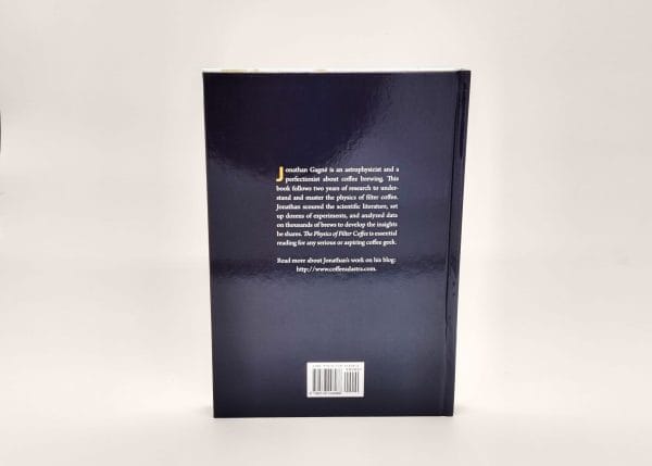 Filter Coffee - Back Cover Pagina IV a copertei cartii "The Physics of Filter Coffee"