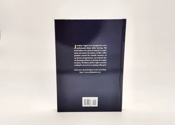 Filter Coffee - Back Cover Pagina IV a copertei cartii "The Physics of Filter Coffee"