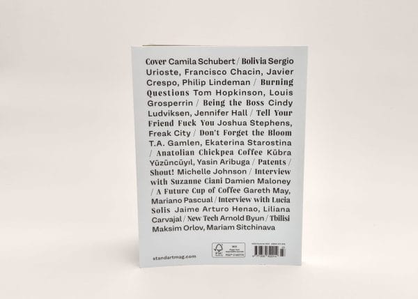Standart Magazine 23 - Back Cover Pagina IV a copertei revistei "Standart No. 23"